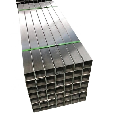 HL finissent le tuyau carré Aisi 201 d'acier inoxydable 202 RHS SHS de 304L 316L pour la décoration