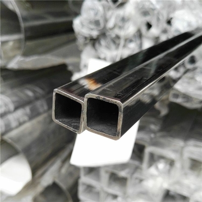 Tube carré soudé AISI 201 de tuyau d'acier inoxydable de la finition SHS de miroir 202 304 2B