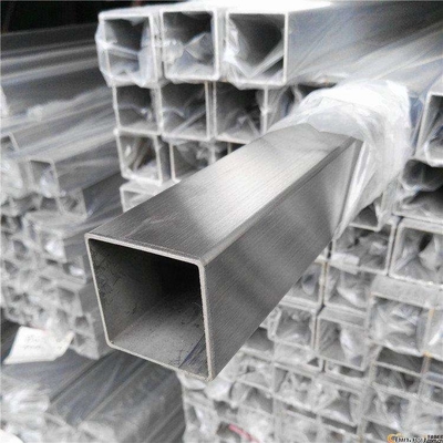 Tube carré soudé AISI 201 de tuyau d'acier inoxydable de la finition SHS de miroir 202 304 2B