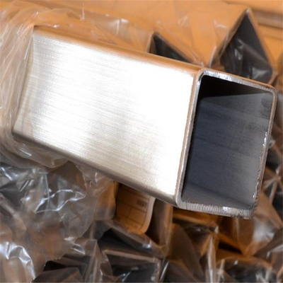 Section carrée 201 de cavité de tube d'acier inoxydable de finition balayée 304 316 20mm