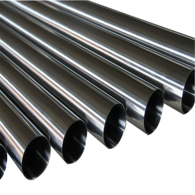Tube rond solides solubles 304 du miroir SS201 304 soudé par tuyau d'acier 1mm inoxydable